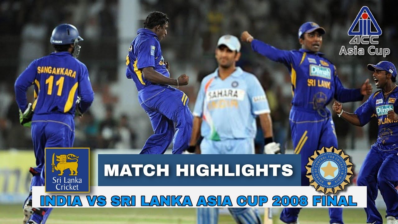 Asia Cup Final India Vs Sri Lanka at Karachi Full Highlights 2008 | asia cup 2008