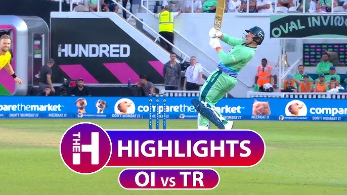 Oval Invincibles vs Trent Rockets | Highlights | The Hundred | 21st August 2023