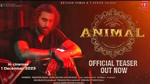 ANIMAL New Trailer (Hindi ) – Ranbir Kapoor, Anil Kapoor- Bobby D, Rashmika Mandanna – update –